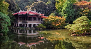 Pagoda in a Tokyo garden