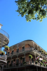 Balconies in the French Quarter