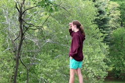 Costa Rica - Student in Forest