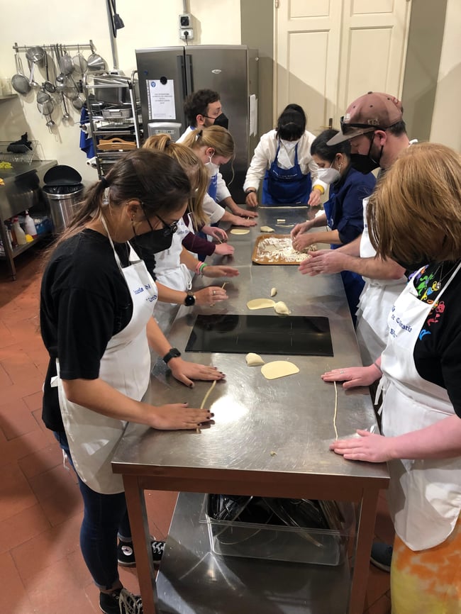 Cooking lesson in Italy!