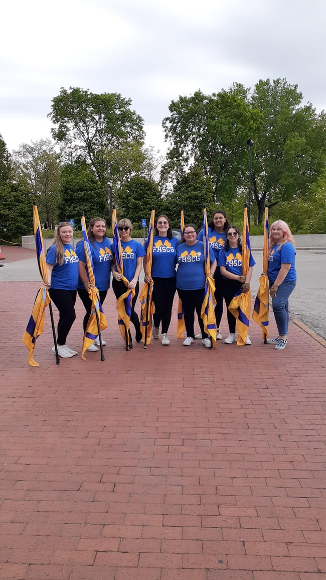 Marching band group