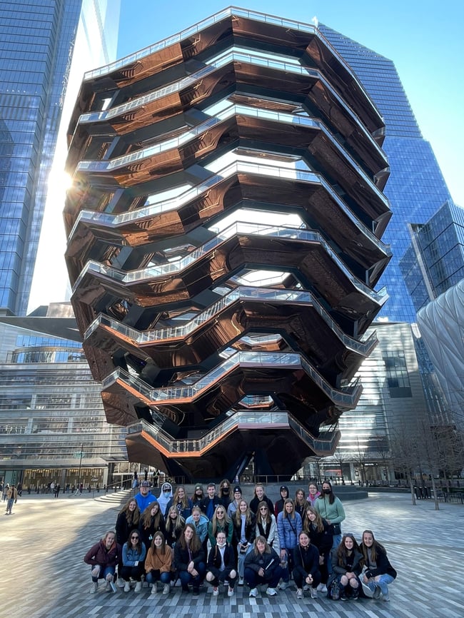 Tour exploring the Vessel
